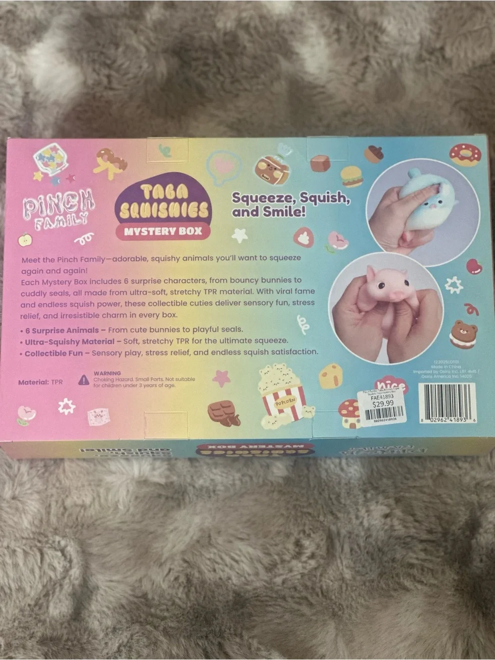 PINCH FAMILY TABA ANIMAL SUPER SQUISHY TOY Mystery Box NEW